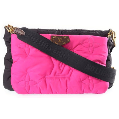 Louis Vuitton LV Pillow Maxi Multi Pochette Accessoires Shoulder Bag Black Pink