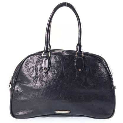 Chrome Hearts Gym MD Gym Bag Shape CH Charm Small Leather Handbag Black — view 2