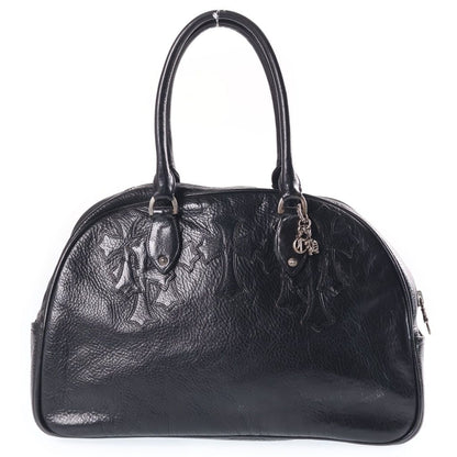 Chrome Hearts Gym MD Gym Bag Shape CH Charm Small Leather Handbag Black