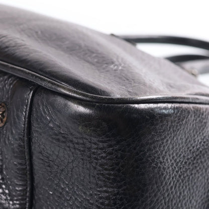 Chrome Hearts Gym MD Gym Bag Shape CH Charm Small Leather Handbag Black — view 5