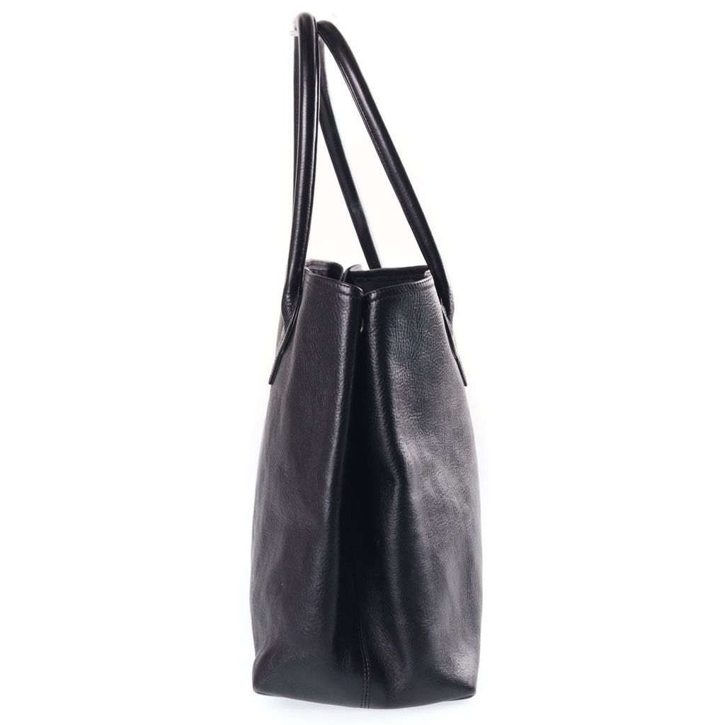 Chrome Hearts Snp BS Fluer Patch Tote Double Snap BS Flare Leather Black — view 3