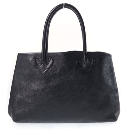 Chrome Hearts Snp BS Fluer Patch Tote Double Snap BS Flare Leather Black — view 2