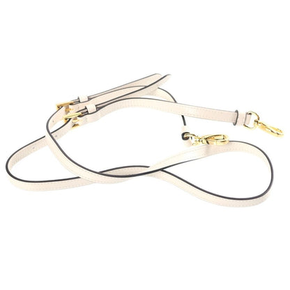 Prada Bonnie Medium 2-Way Shoulder Bag White Leather Gold — view 8
