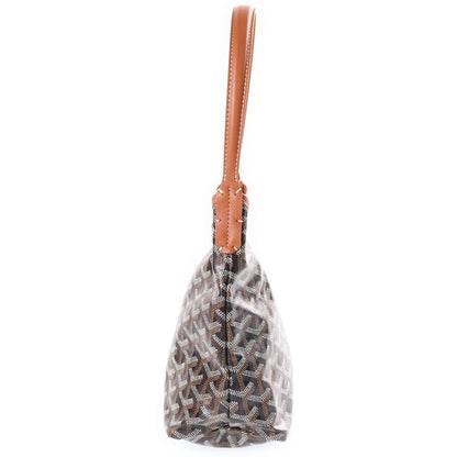 Goyard Boheme Hobo Mini Shoulder Bag Mini Tote Brown Leather — view 3