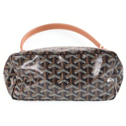 Goyard Boheme Hobo Mini Shoulder Bag Mini Tote Brown Leather — view 4