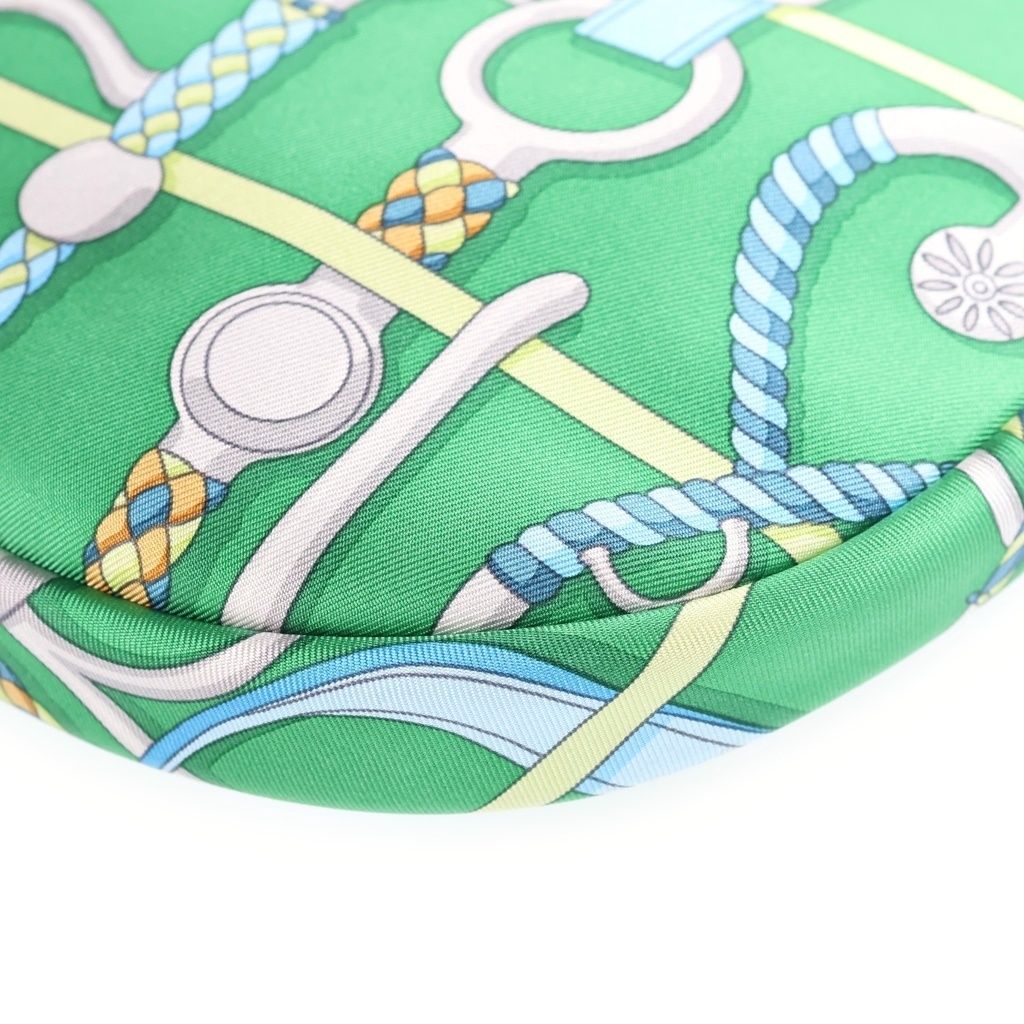 Hermes Panolie Equeste Sursois to Go Shoulder with Silk Pouch Green — view 5