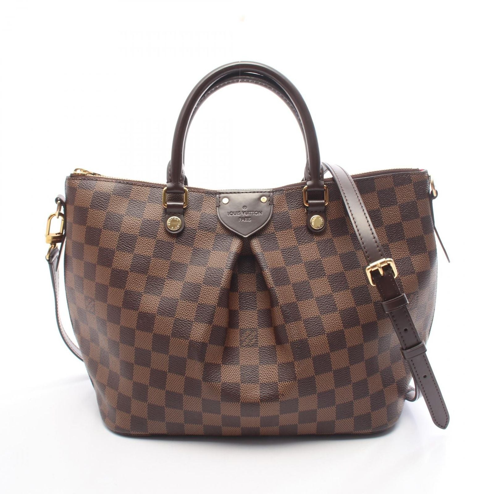 Louis Vuitton Handbag Sienna MM Damier Ebene Leather