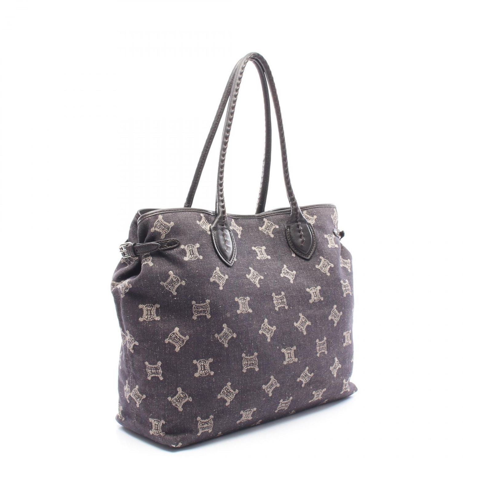 Celine Tote Paris Macadam Denim Leather — view 2