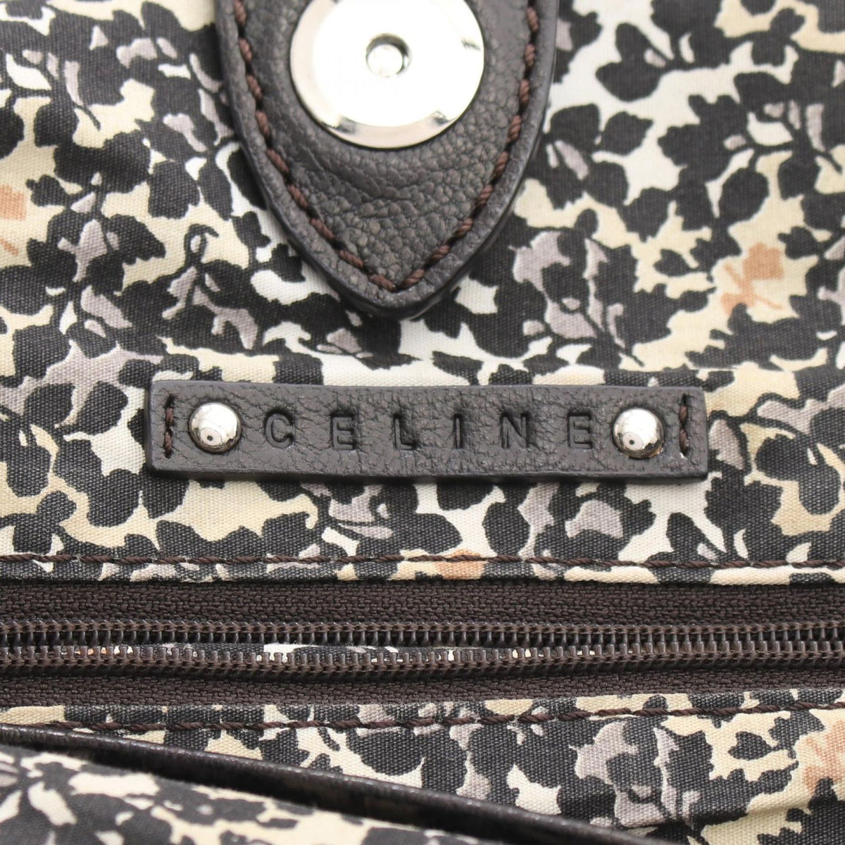 Celine Tote Paris Macadam Denim Leather — view 4