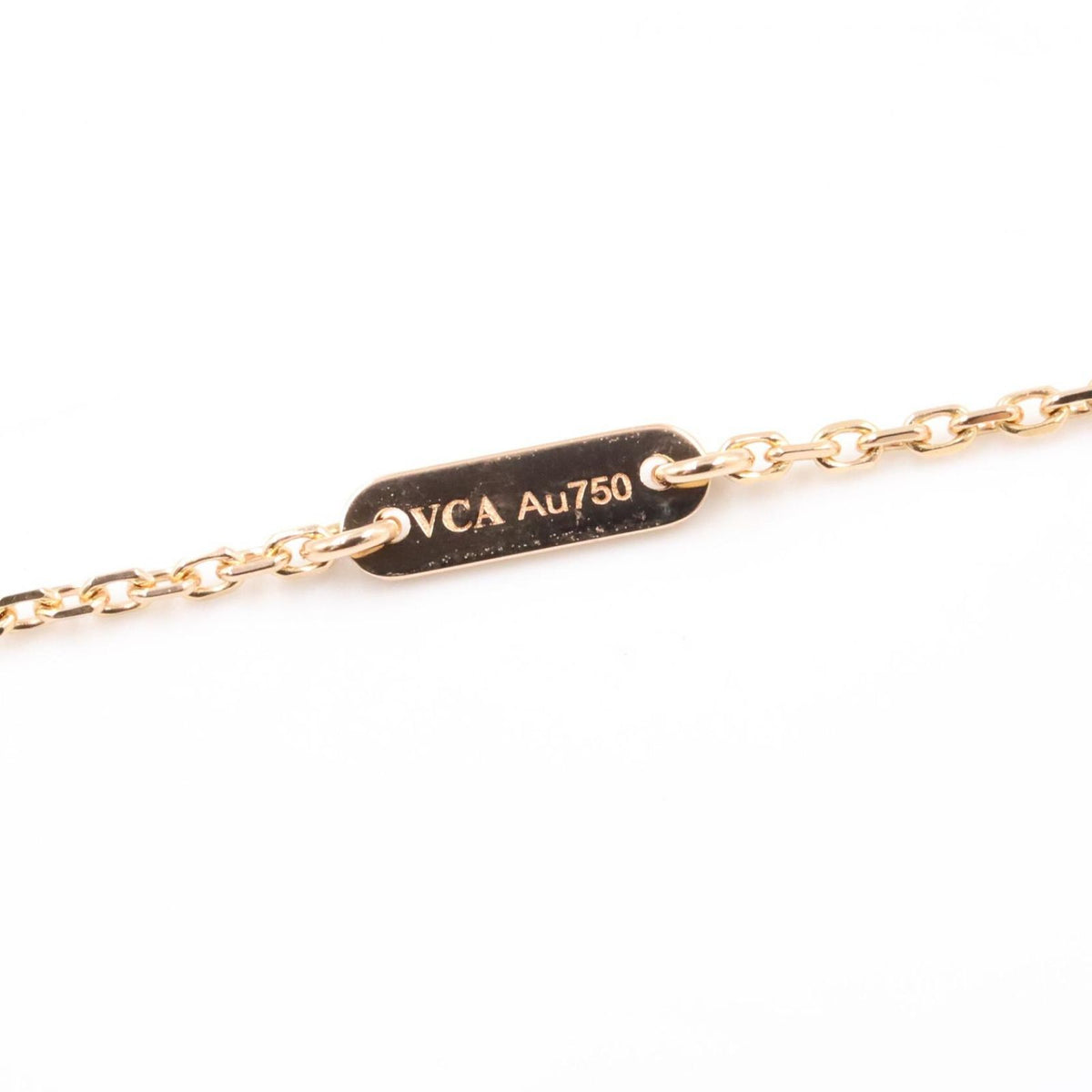 Van Cleef & Arpels Necklace Sweet Alhambra Carnelian 39.5 18k Pink Gold — view 3