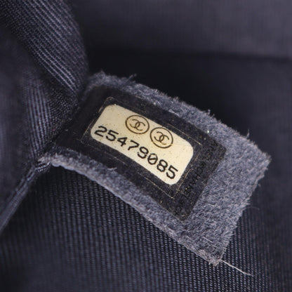 Chanel Shoulder Bag Boy Small Navy Caviar Leather Chain — view 5