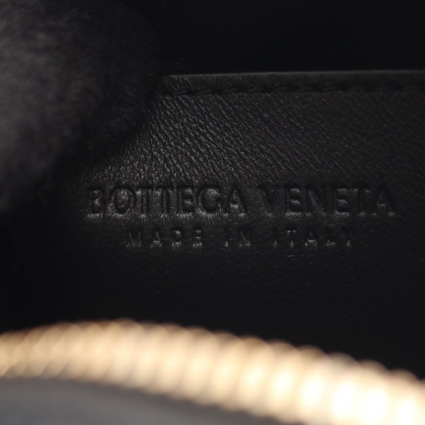 Bottega Veneta Handbag Intrecciato Mini Bauletto Black Leather — view 4