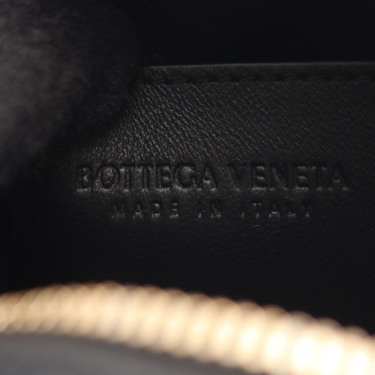 Bottega Veneta Handbag Intrecciato Mini Bauletto Black Leather — view 4