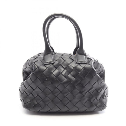 Bottega Veneta Handbag Intrecciato Mini Bauletto Black Leather