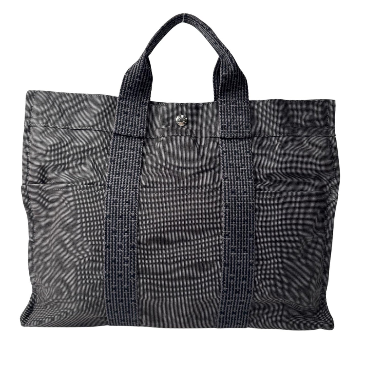 Hermes Her Line MM Gray Tote