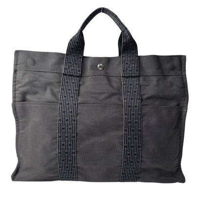 Hermes Her Line MM Gray Tote