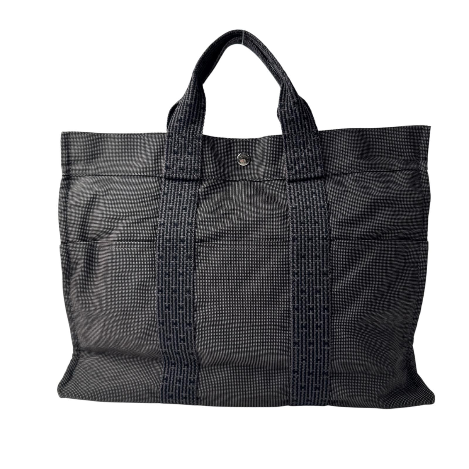 Hermes Her Line MM Gray Tote — view 2