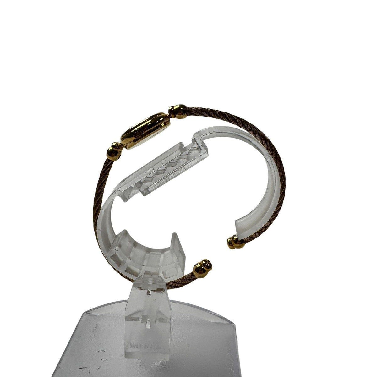 Gucci Bangle Watch Quartz Gold Black Dial — view 3