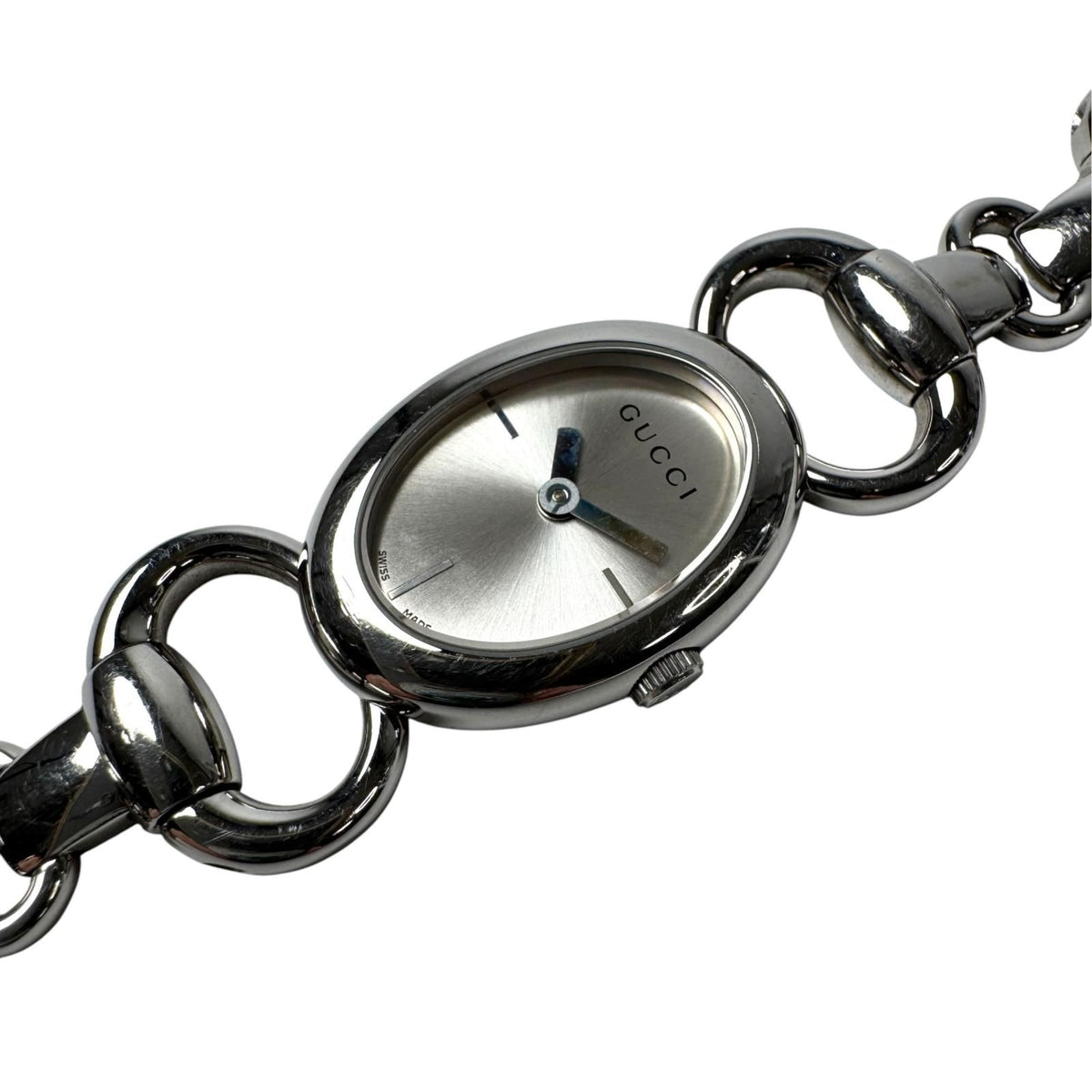 Gucci 118 Tornavoni Watch Silver Quartz Oval — view 7