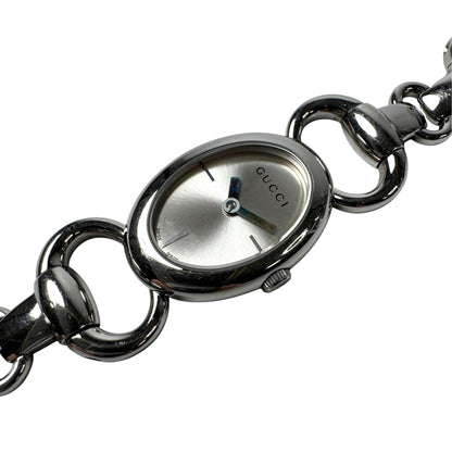 Gucci 118 Tornavoni Watch Silver Quartz Oval — view 7