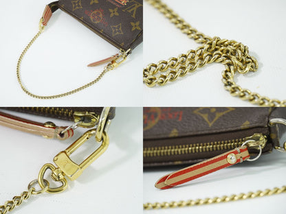 Louis Vuitton LV Mini Pochette Accessoires Trunk & Lock Monogram Pouch Handbag — view 6