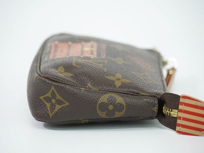 Louis Vuitton LV Mini Pochette Accessoires Trunk & Lock Monogram Pouch Handbag — view 4