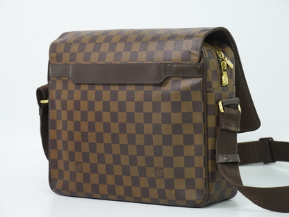 Louis Vuitton LV Shelton MM Damier Ebene Shoulder Bag Brown — view 2