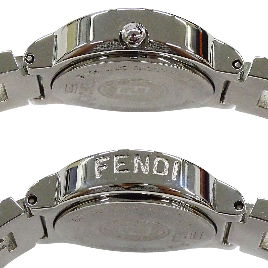 Fendi Watch Orologi Quartz Stainless Steel Silver Black — view 3
