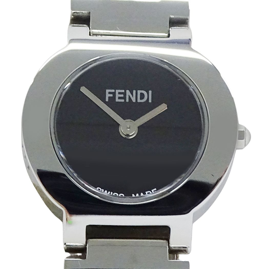 Fendi Watch Orologi Quartz Stainless Steel Silver Black — view 2