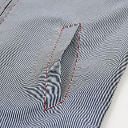 Prada Sport Archive Work Jacket Contrast Stitch Gray Red Double — view 6