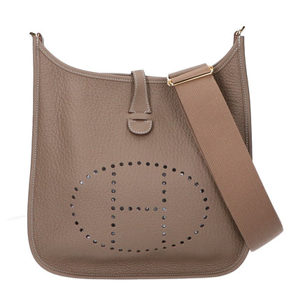 Hermes Time Taurillon Clemence GD Evelyne 3 PM Shoulder Bag