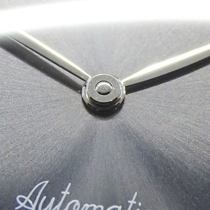 Hermes Watch Arceau Date Automatic Stainless Steel Leather Silver Gray Black — view 6
