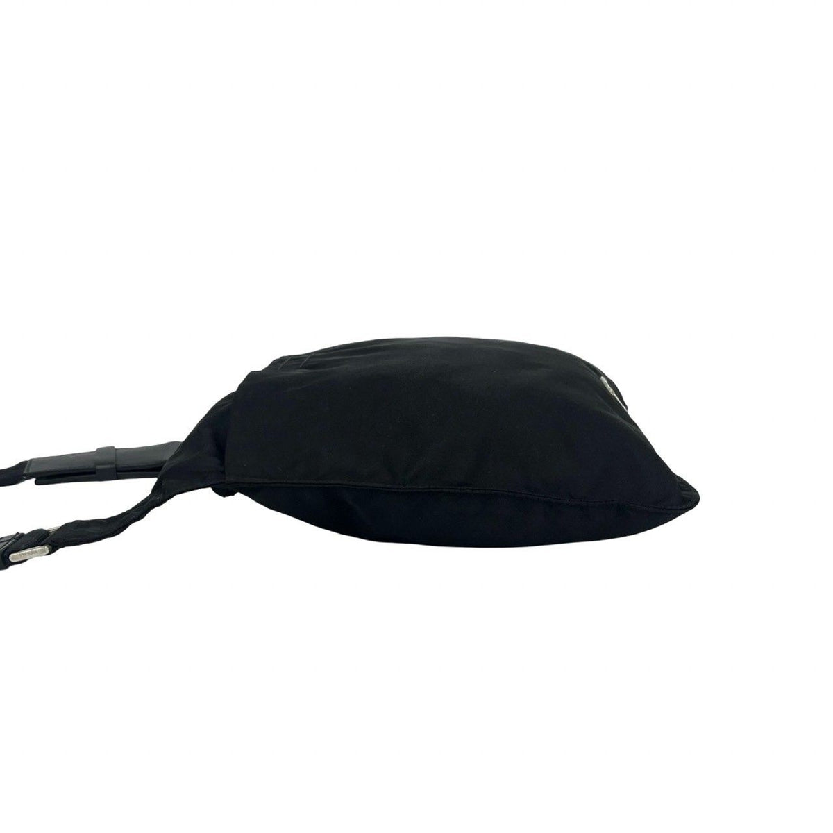 Prada Tessuto Pocono Nylon Leather Shoulder Bag Crossbody Black — view 5