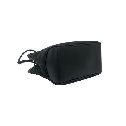 Gucci GG Logo Pattern Canvas Leather Shoulder Bag Mini Black — view 7