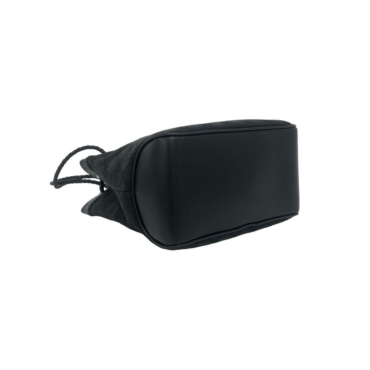 Gucci GG Logo Pattern Canvas Leather Shoulder Bag Mini Black — view 7