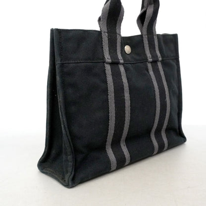 Hermes Tote Fourre Tout PM Canvas Black Silver — view 2