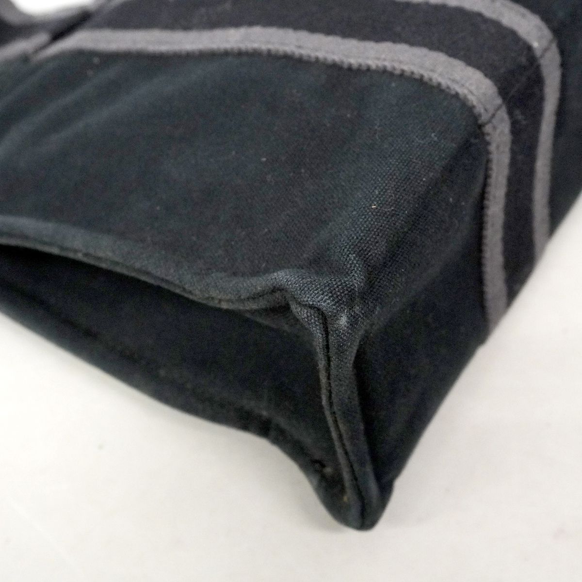 Hermes Tote Fourre Tout PM Canvas Black Silver — view 7