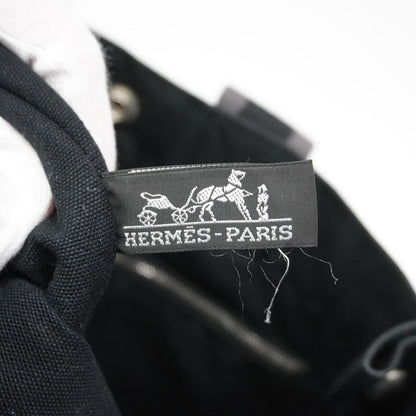 Hermes Tote Fourre Tout PM Canvas Black Silver — view 5