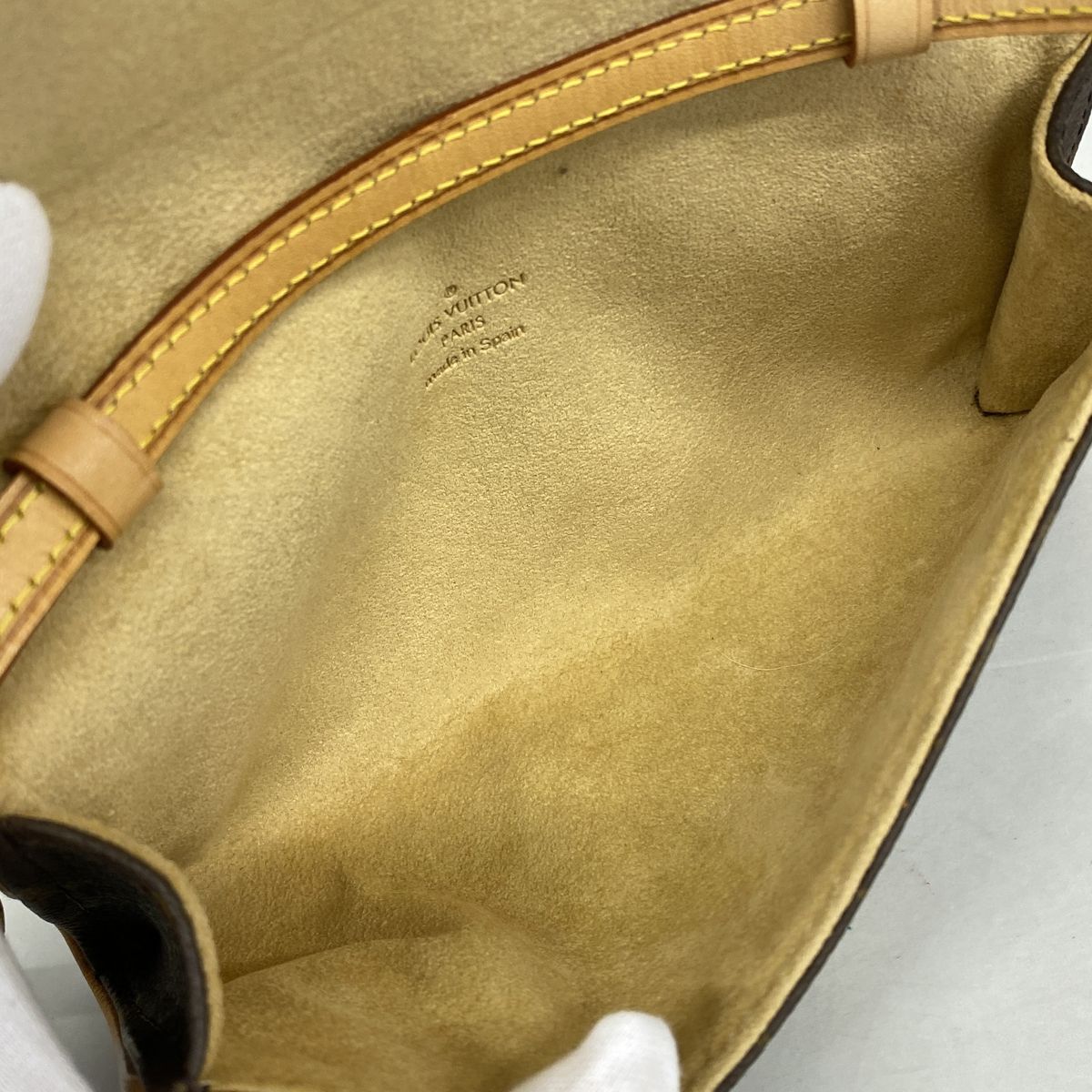 Louis Vuitton Shoulder Bag Monogram Pochette Twin PM Brown — view 4