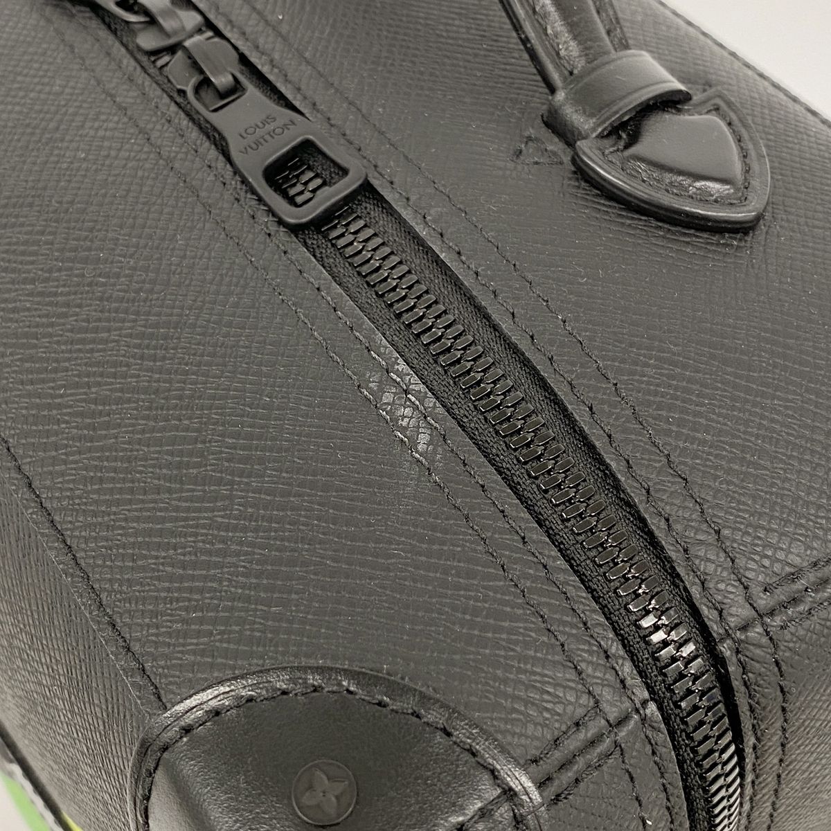 Louis Vuitton Backpack Taiga Rainbow Soft Trunk PM Noir — view 7
