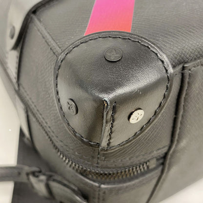 Louis Vuitton Backpack Taiga Rainbow Soft Trunk PM Noir — view 6