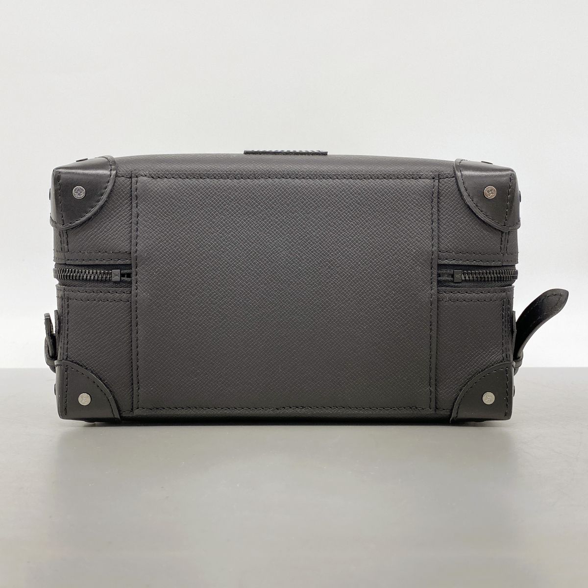 Louis Vuitton Backpack Taiga Rainbow Soft Trunk PM Noir — view 3