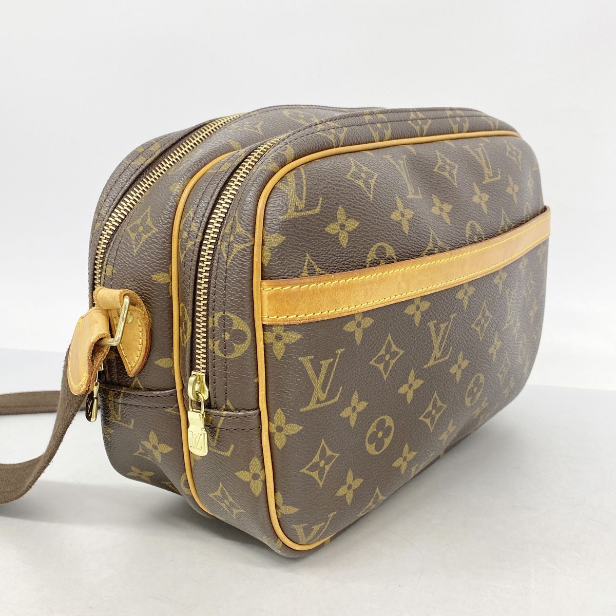 Louis Vuitton Shoulder Bag Monogram Reporter PM Brown — view 2