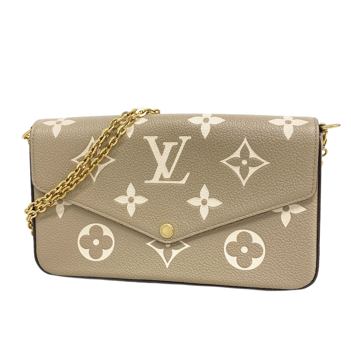 Louis Vuitton Wallet on Chain Monogram Empreinte Bicolor Pochette Felicie