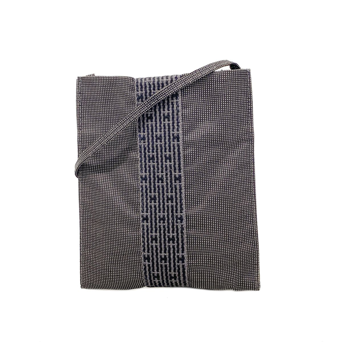 Hermes Shoulder Bag Her Line Pochette Nylon Gray