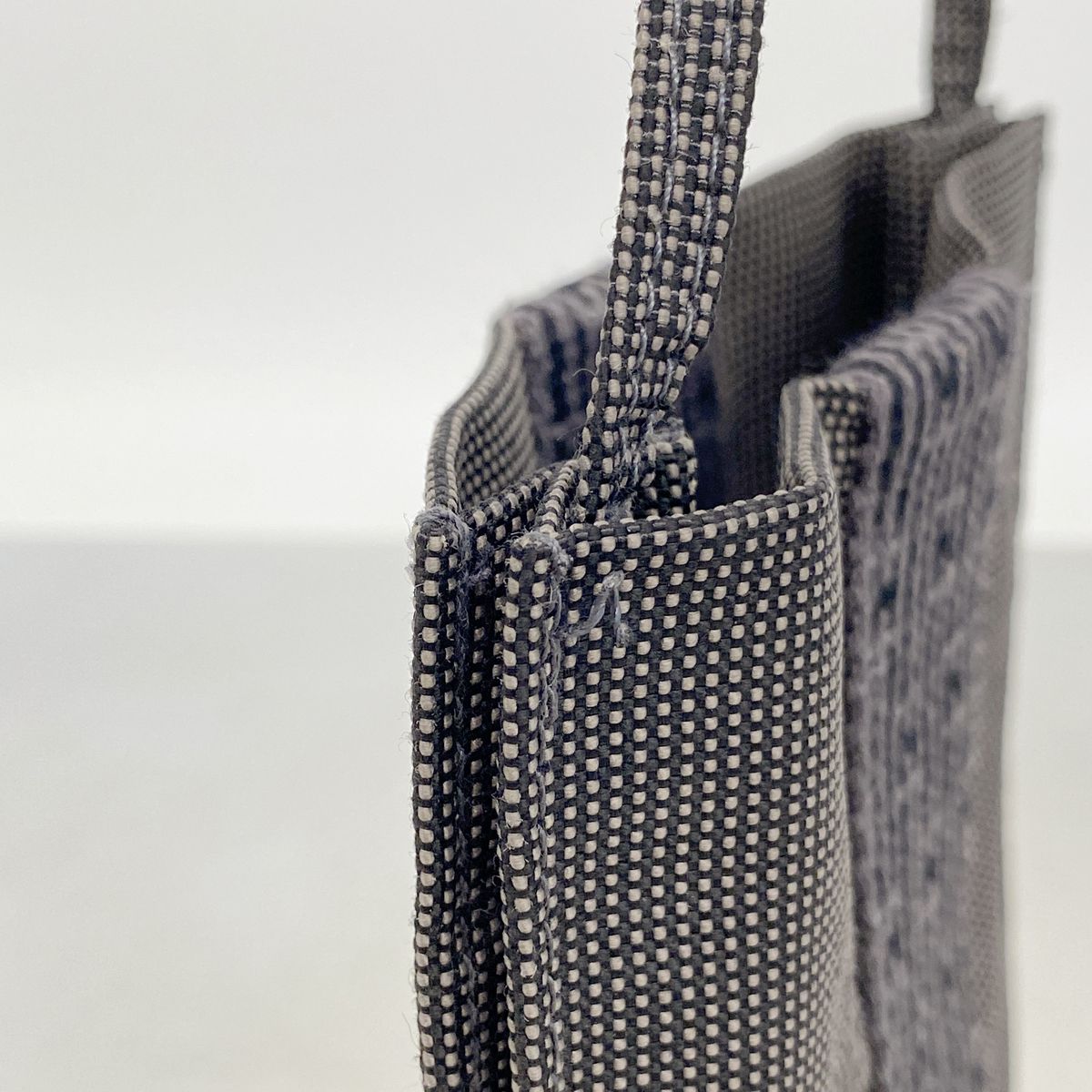 Hermes Shoulder Bag Her Line Pochette Nylon Gray — view 7
