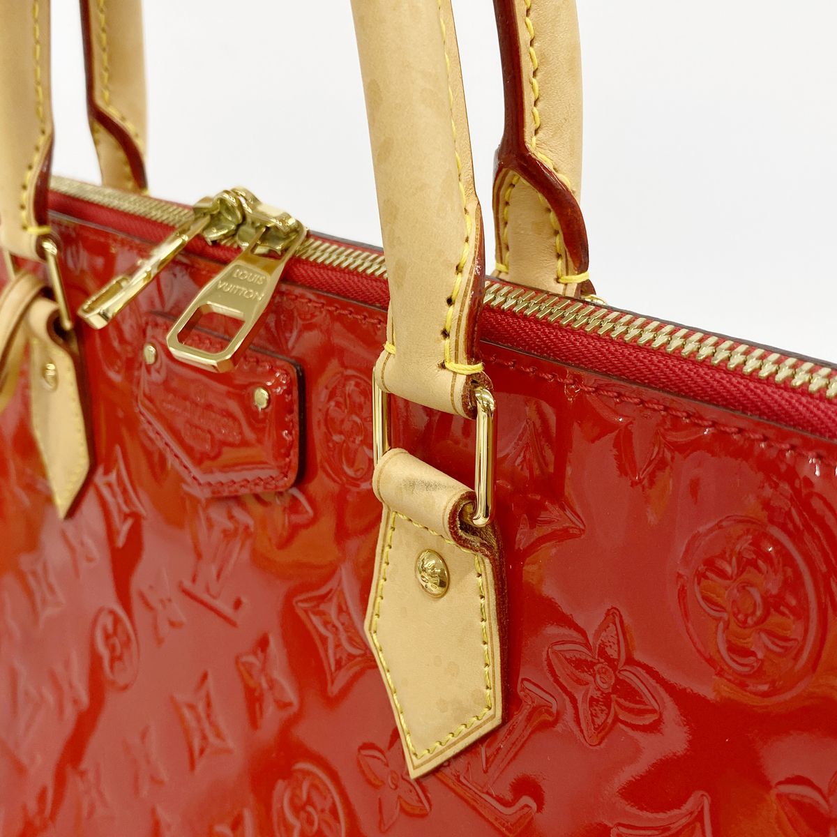 Louis Vuitton Handbag Vernis Montebello MM Cerise 2-Way Bag — view 7