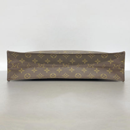 Louis Vuitton Tote Monogram Sac Plat Brown — view 3