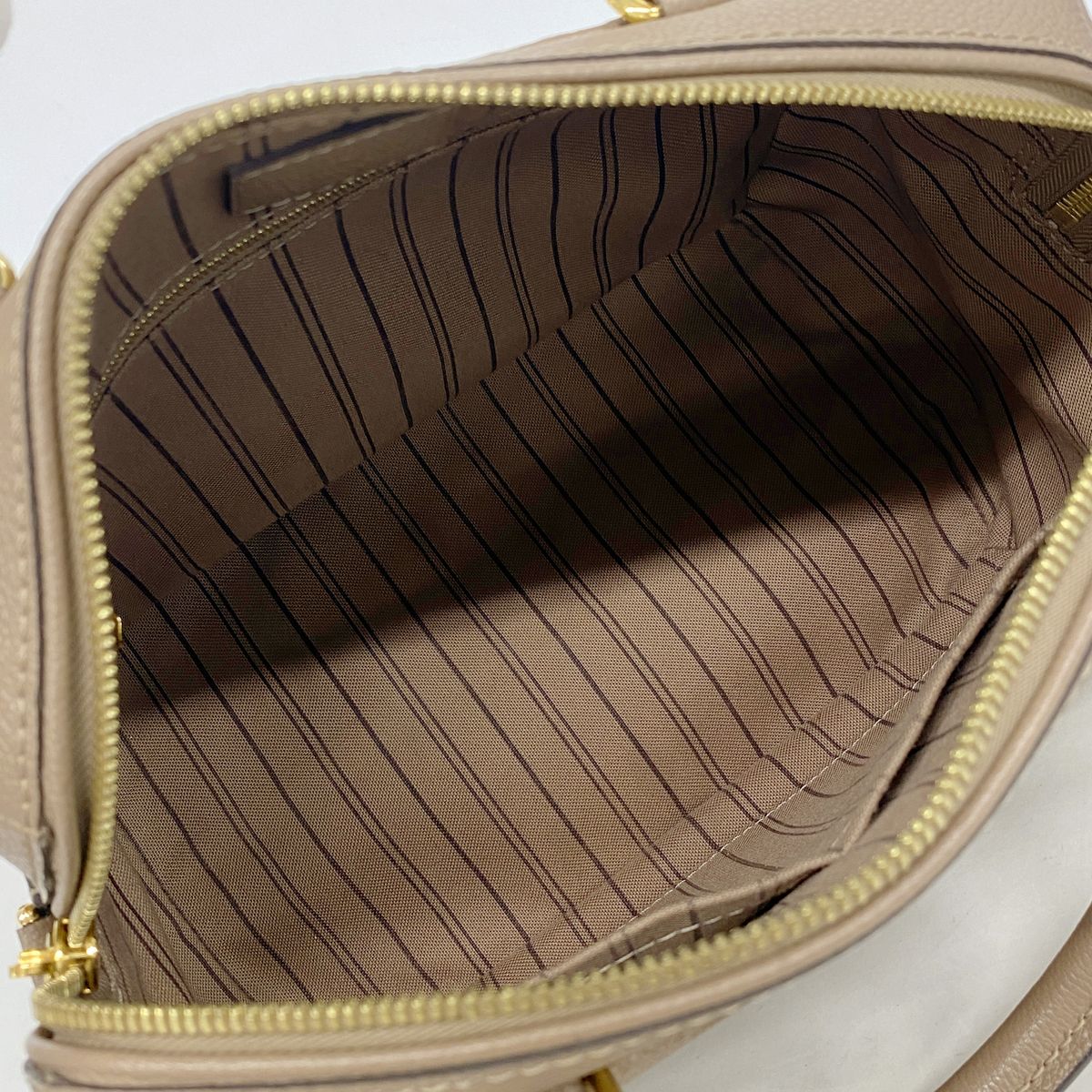 Louis Vuitton Handbag Monogram Empreinte Speedy Bandouliere 25 Taupe Glace — view 4
