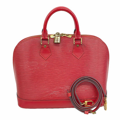 Louis Vuitton Handbag Epi Alma Castilian Red 2-Way Bag